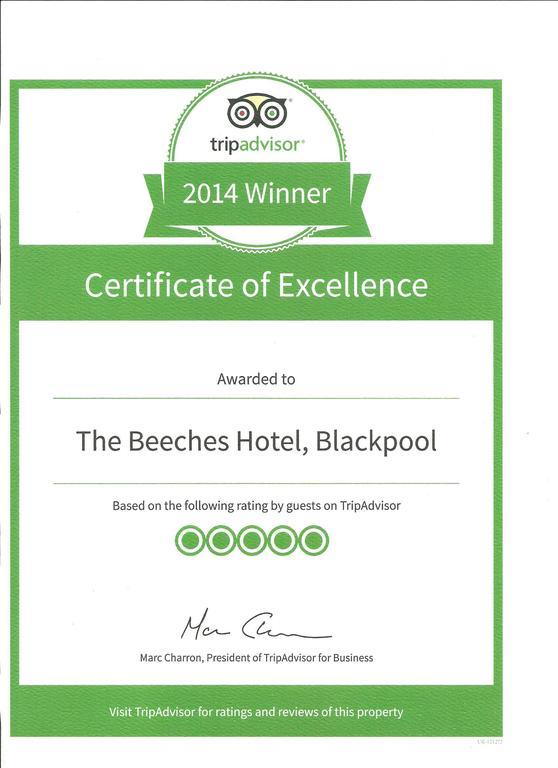 Beeches Hotel Blackpool Exterior foto